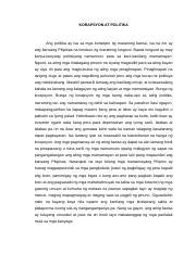 korapsyon sa pilipinas essay brainly